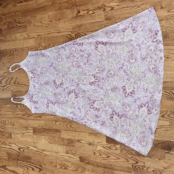 (L) Oscar de la Renta Vintage Nightgown  Satiny Smooth Comfortable Elegant - Picture 7 of 7